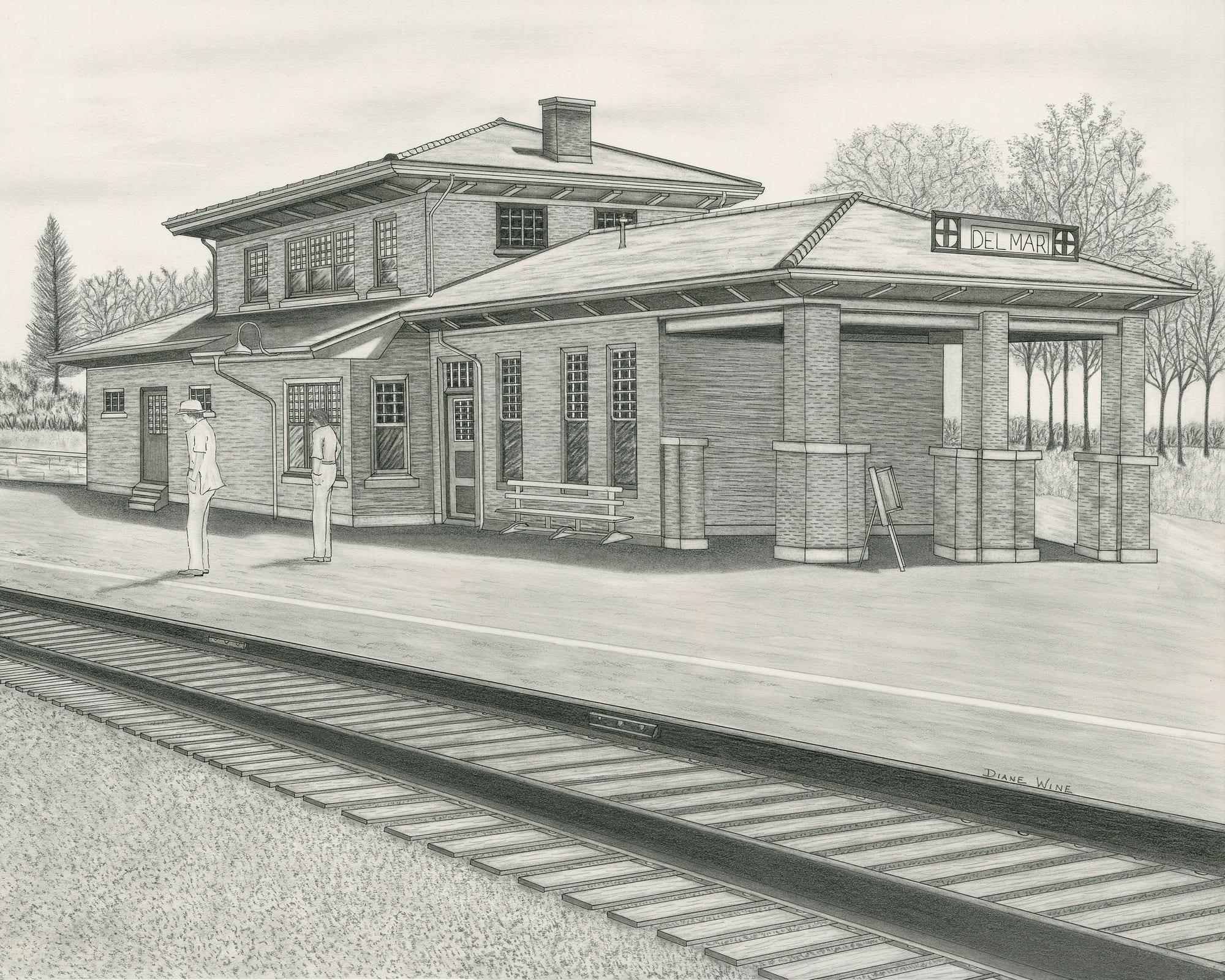 Del Mar CA Train Station