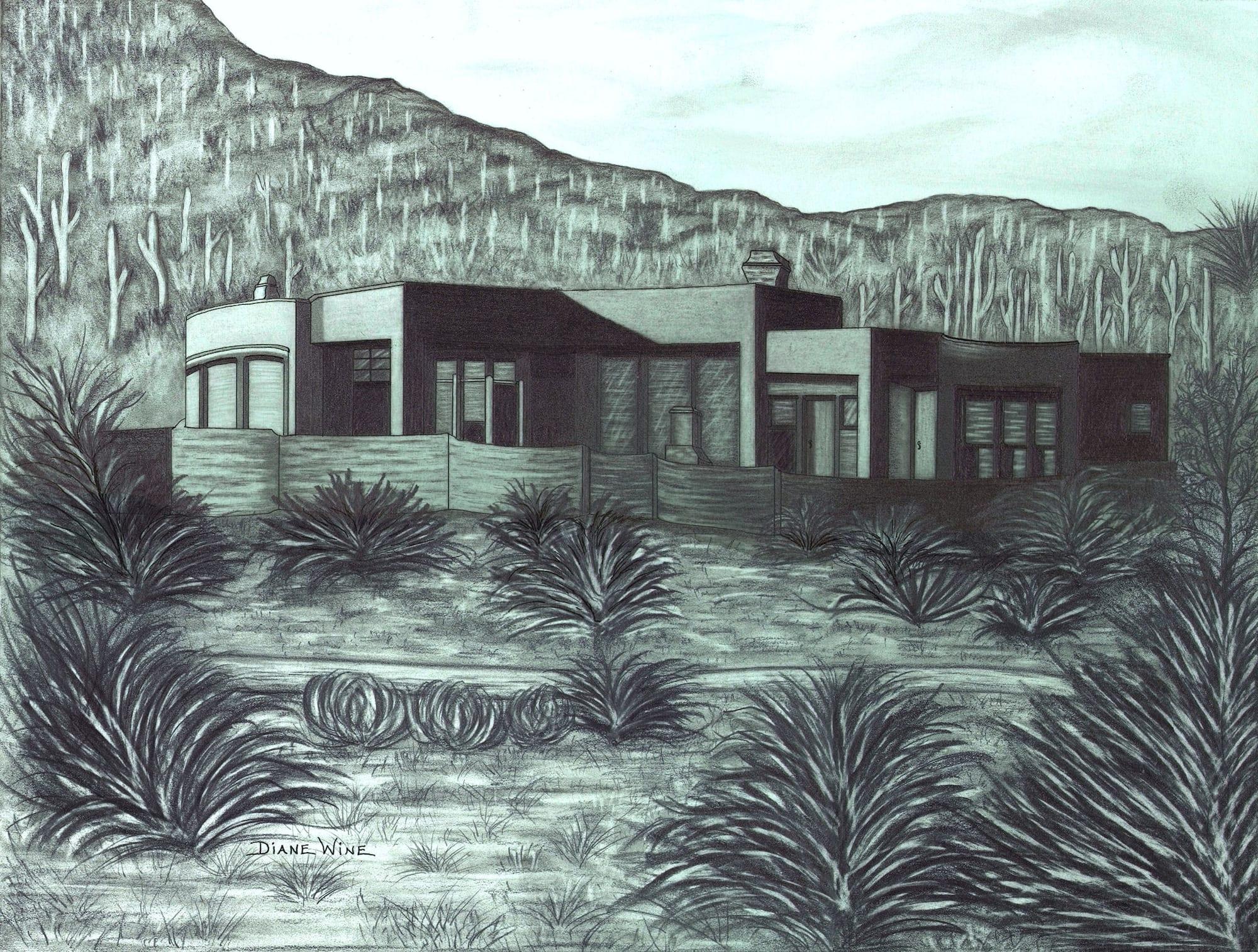 Rendering of Klotz Castaic Residence