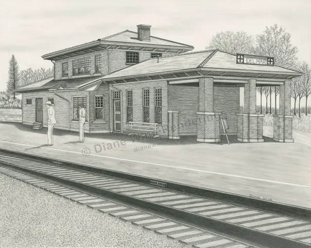 Del Mar CA Train Station