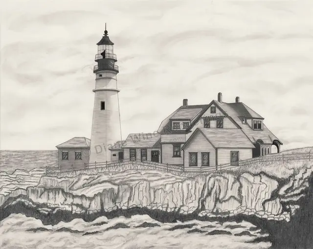 Portland Head Lighthouse Cape Elizabeth Maine
